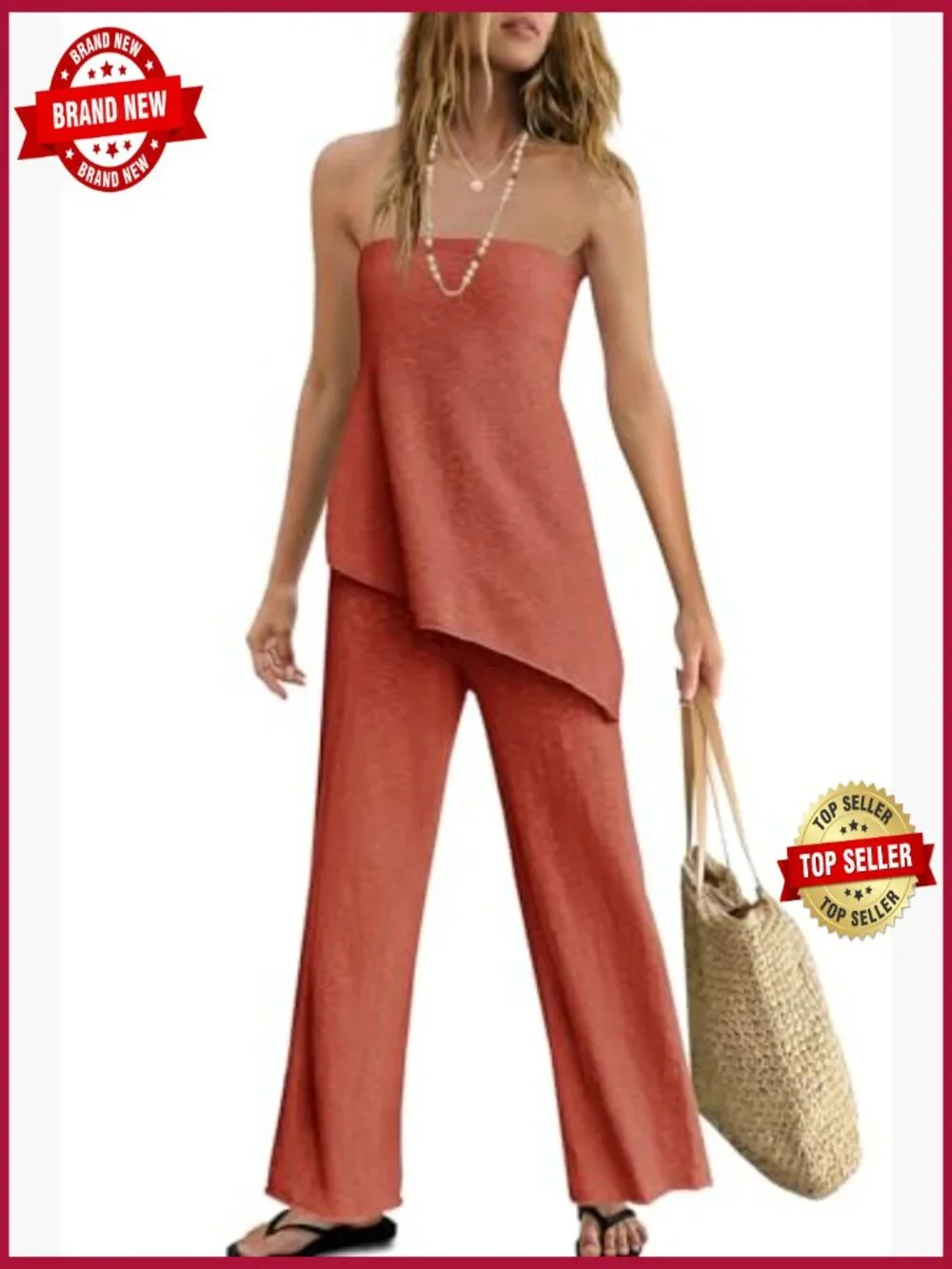 Off Shoulder Knit Matching Lounge Set